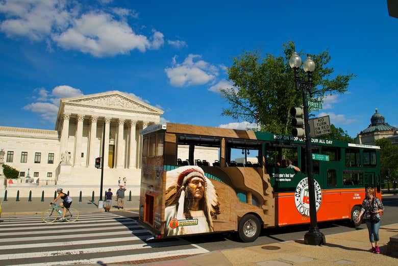 Trolleybus touristique à Washington