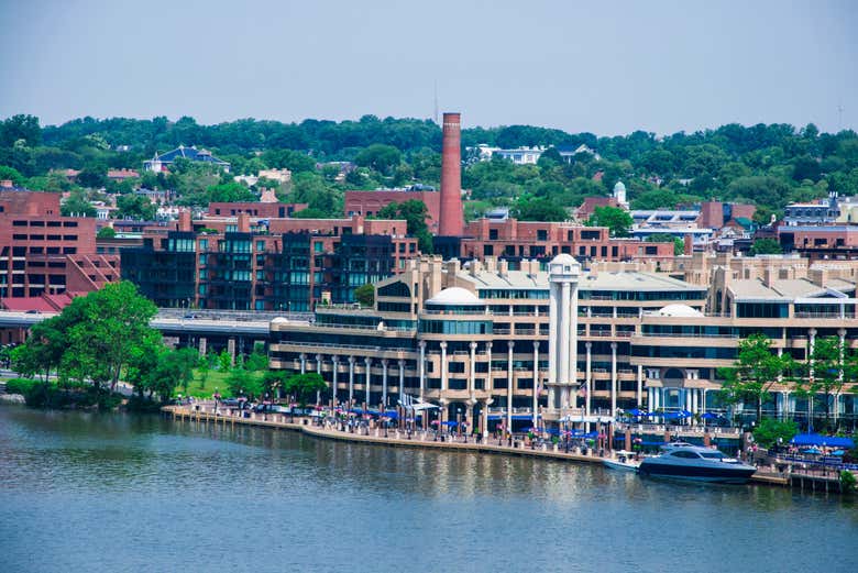 Vue aérienne sur Georgetown