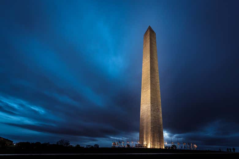Washington Monument de nuit