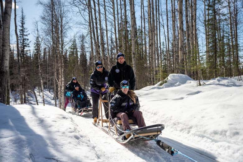 Ride on the sled