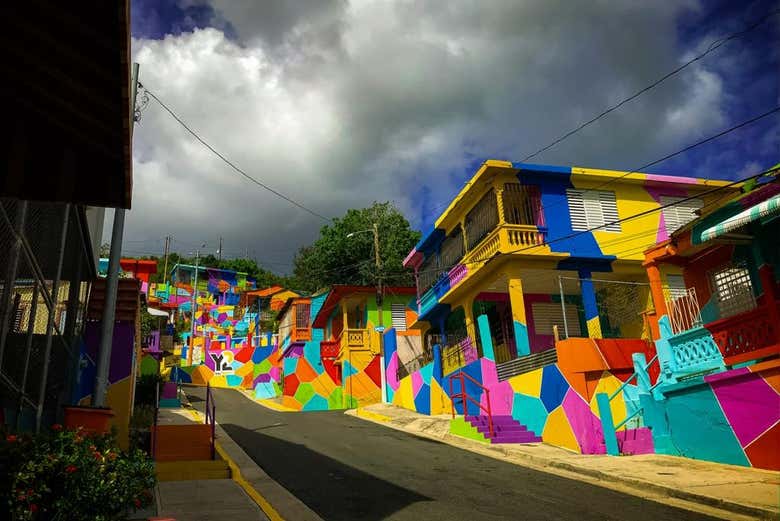 Casas coloridas de Yauco