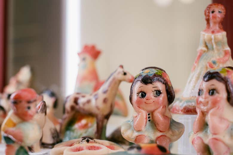 Figuras de mazapán típicas de Tallin