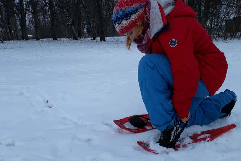 Tour de raquetes de neve