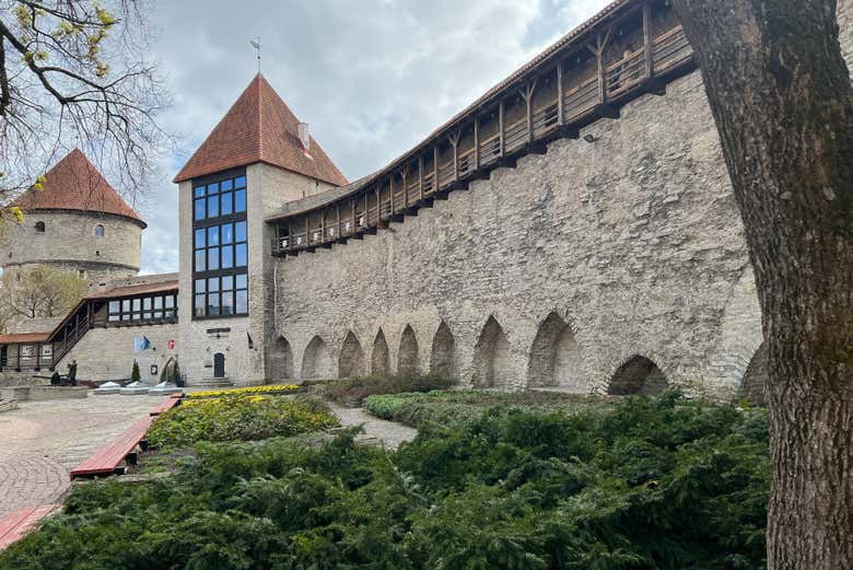Veremos las murallas medievales de Tallin