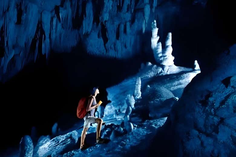 Intérieur de la grotte