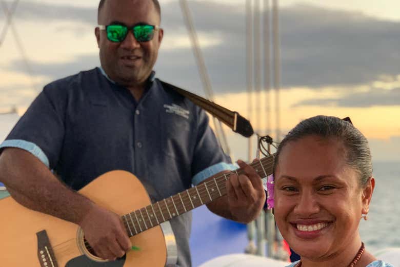 Musique en direct à bord !