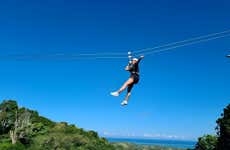 Tirolesa em Zip Fiji + Visita a uma caverna de pedra calcária