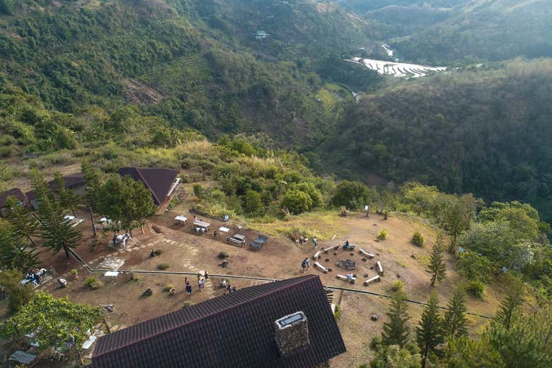 Profiter de la vue depuis le point de vue