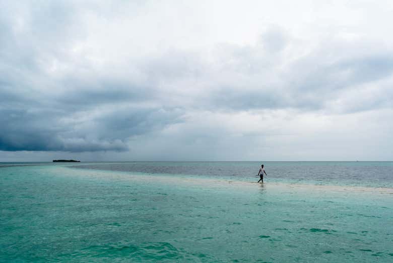 Eau turquoise de l'île de Pamilacan