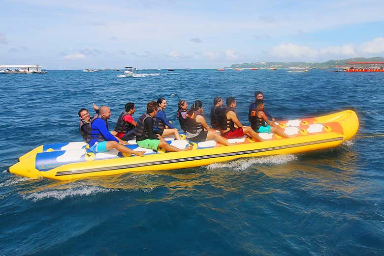Bohol banana boat tour
