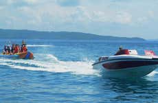 Giro in banana boat a Bohol