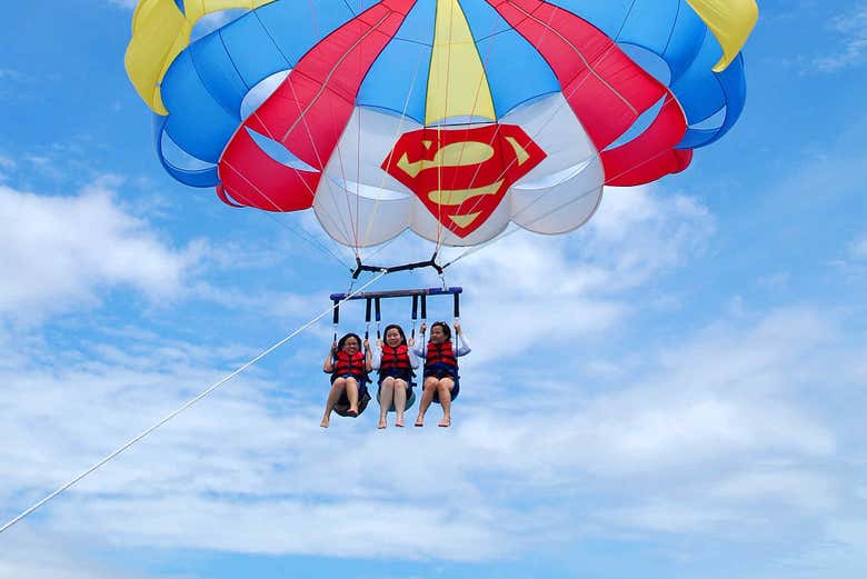 Parachute ascensionnel à Boracay