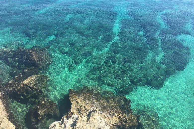 Águas cristalinas de Boracay