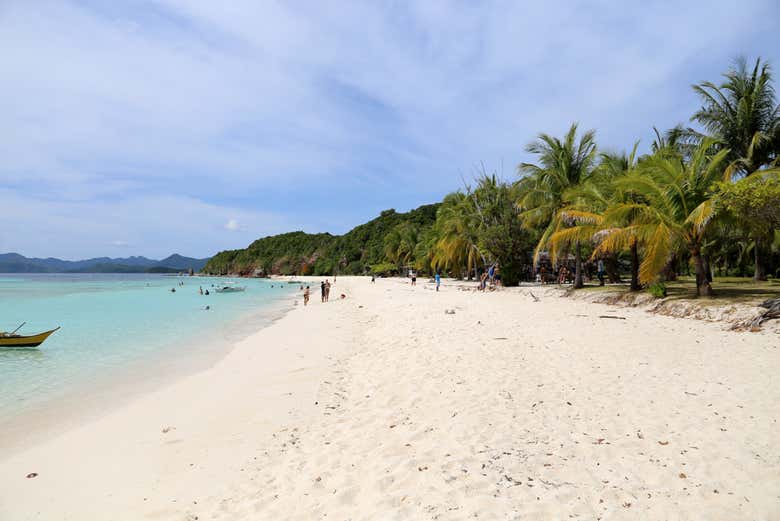 Balade sur l'une des plages de Malcapuya