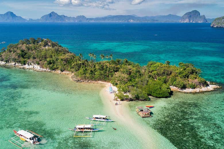 Vista panorâmica da Snake Island