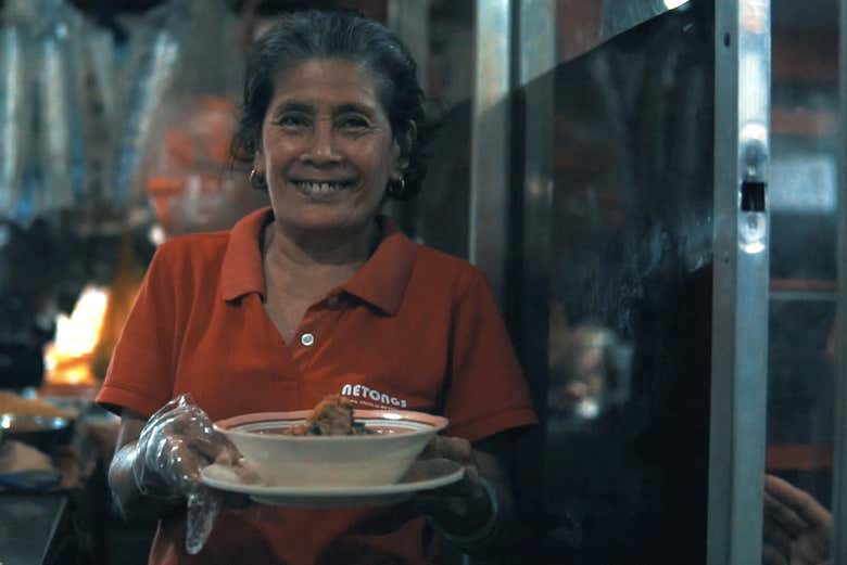 Visiting traditional local restaurants