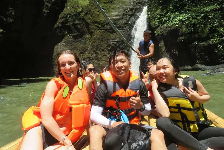 Enjoy the canoe journey to the falls!