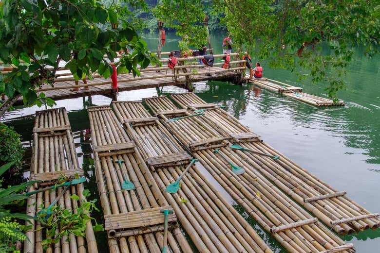 The dock in Villa Escudero