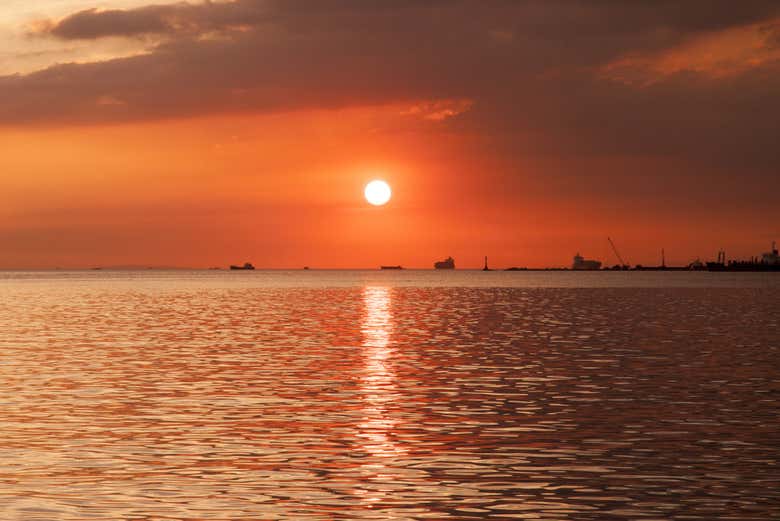 Manila Bay at sunset