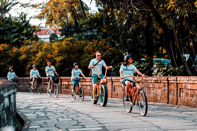 Exploring Manila at sunset