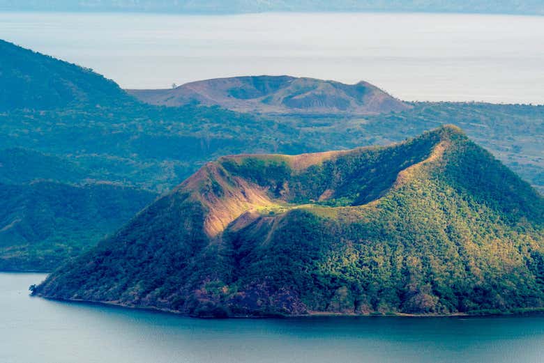 Vistas del volcán Taal