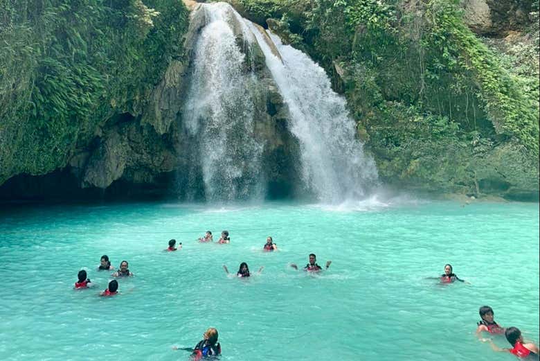 Swim in the breathtaking waterfall