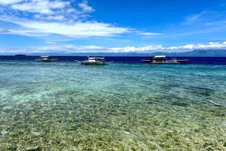 The place where we'll be doing the diving