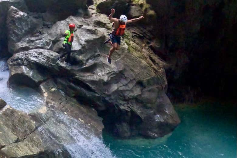 Try rock jumping