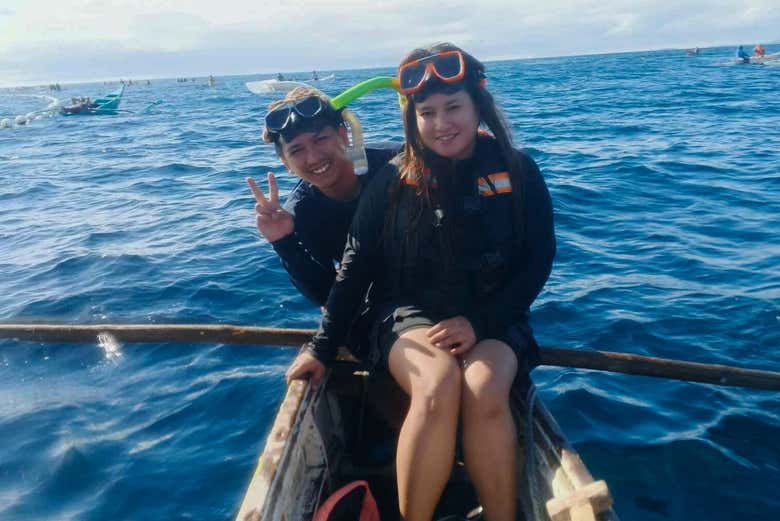 ¡Listos para hacer snorkel!