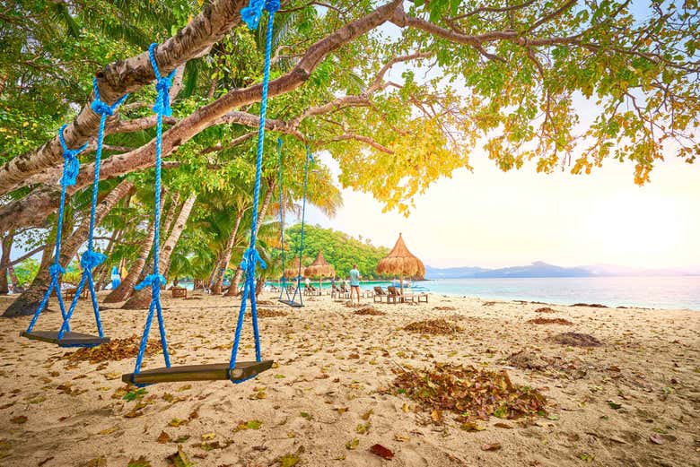 Explorando la isla German