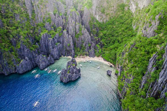 Excursão às praias secretas de El Nido