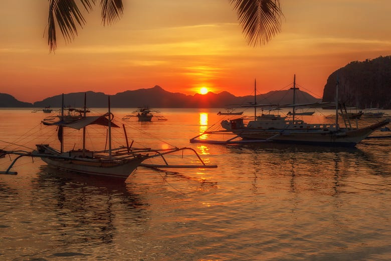 Sunset in Puerto Princesa