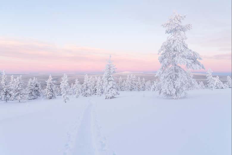 Paisagens de Äkäslompolo