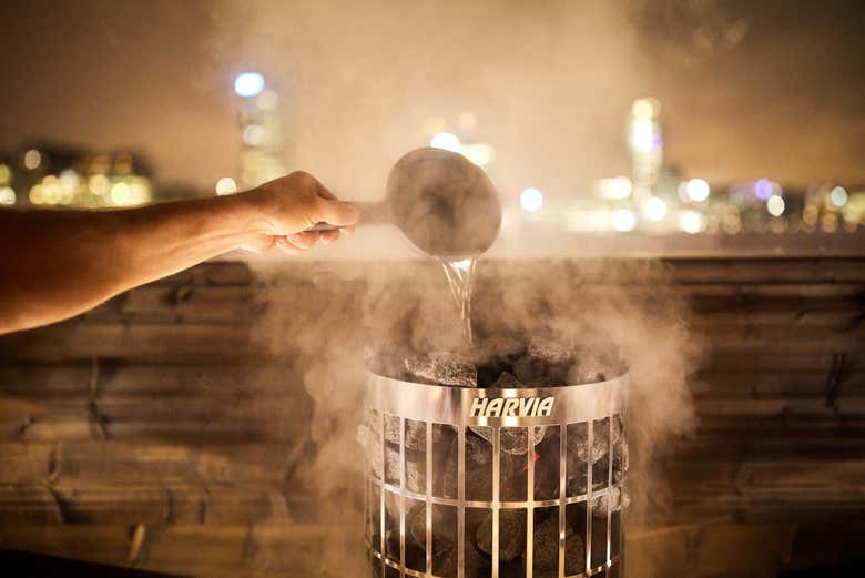 Disfrutaréis de los beneficios de la sauna