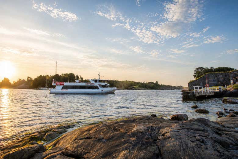 Você vai desfrutar de um agradável passeio de barco
