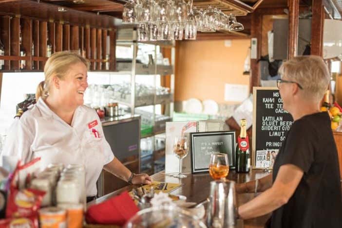 Bar del crucero