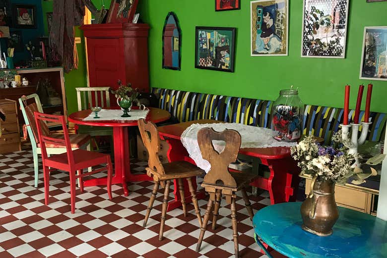 L'un des cafés typiques de Kallio