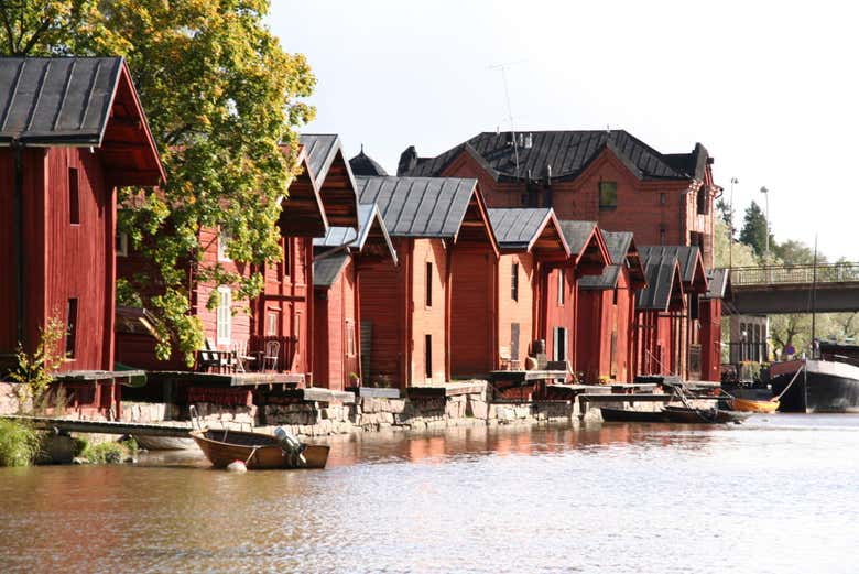 Le tipiche case di Porvoo