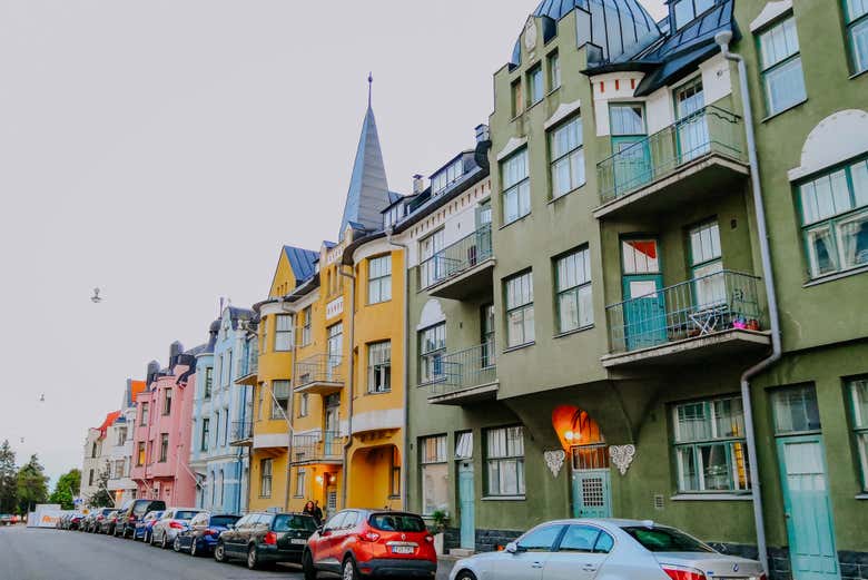 Passeando pelas ruas de Helsinki