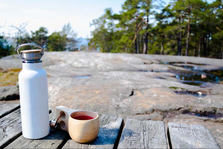 Provaremos snacks finlandeses nos bosques de Porkalanniemi