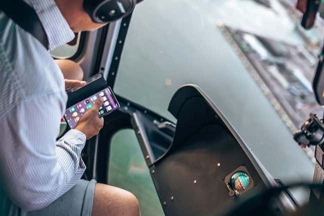 Viaje en helicoptero