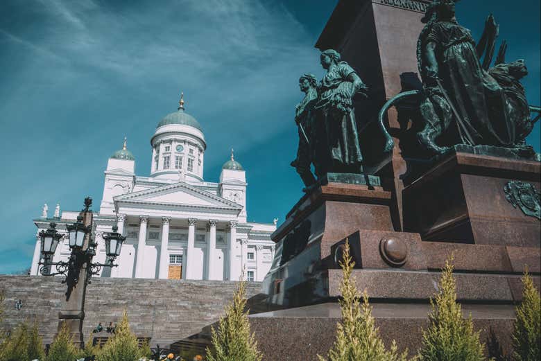 Incredible views of the Helsinki Cathedral