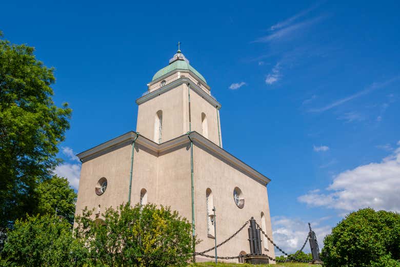 Iglesia de la isla de Suomenlinna