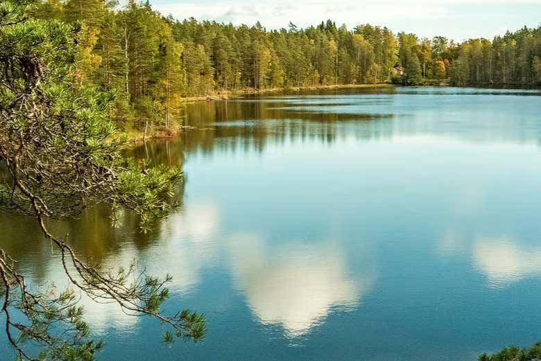 Uno de los lagos que conoceremos