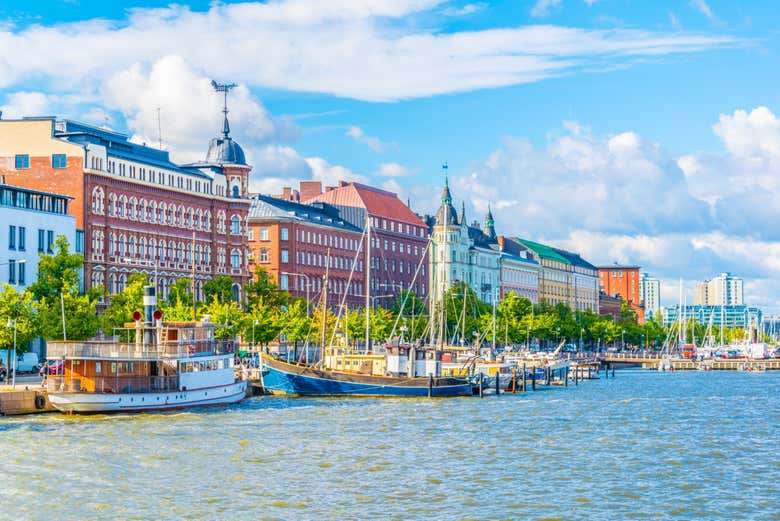 Porto de Kruununhaka, em Helsinki