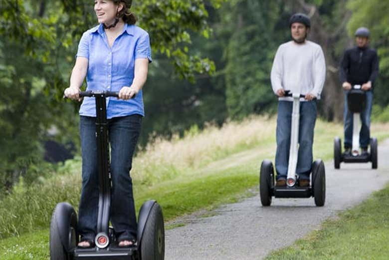 A bordo del segway