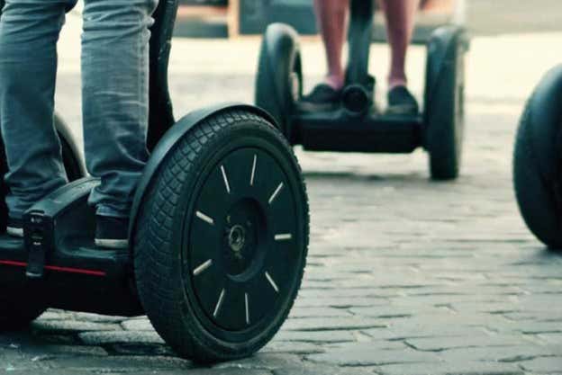 Segway durante la actividad