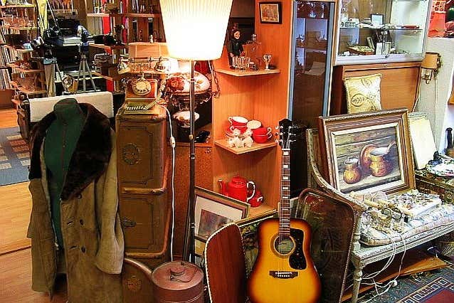 L'une des boutiques vintage de Kallio