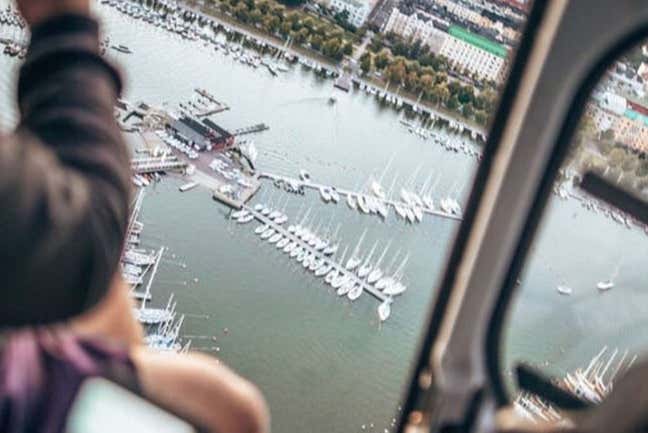 Paseo en helicóptero en Helsinki 