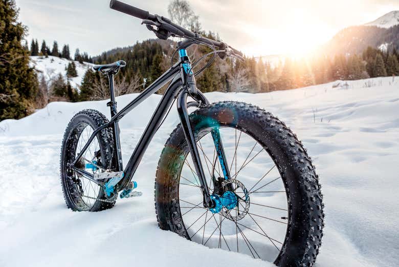 Fat bike sulla neve